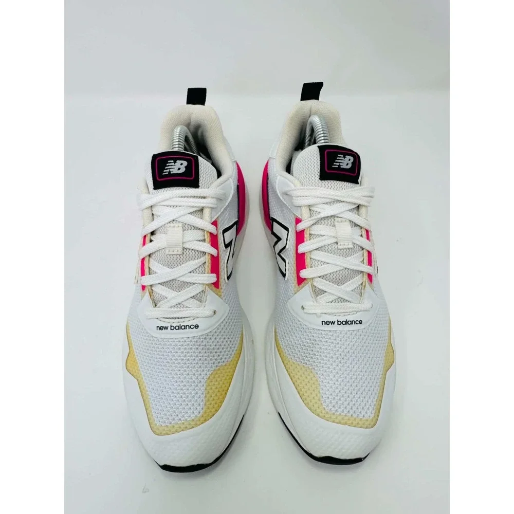 New Balance Fresh Foam 515v2 White Peony Women's 8.5 Running Shoes Pink White
